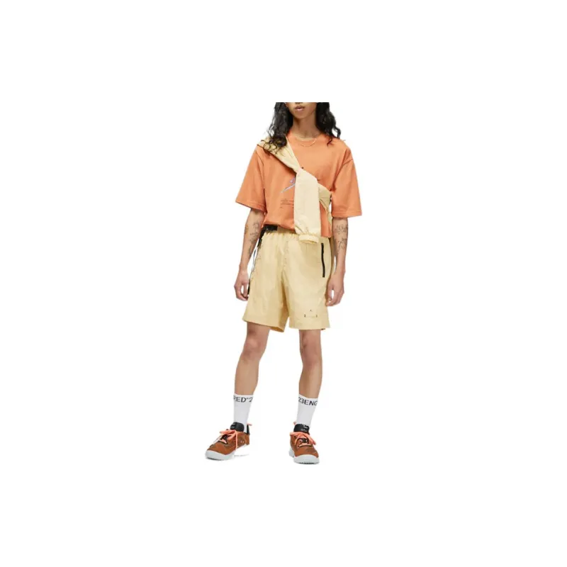 Jordan Casual Shorts Men Sesame Yellow-2