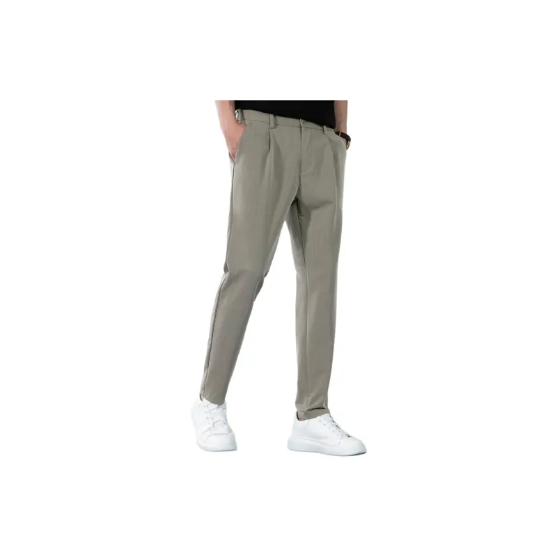 Red bean Suit Trousers Men-8