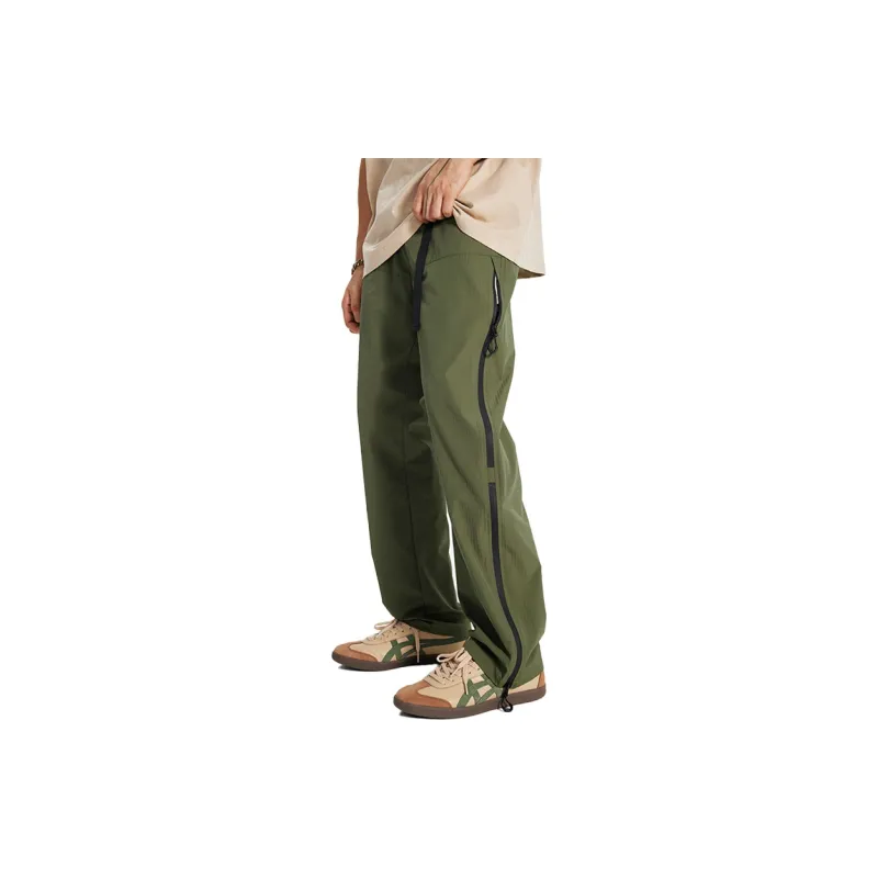 GTRG Casual Pants Unisex Army Green-3