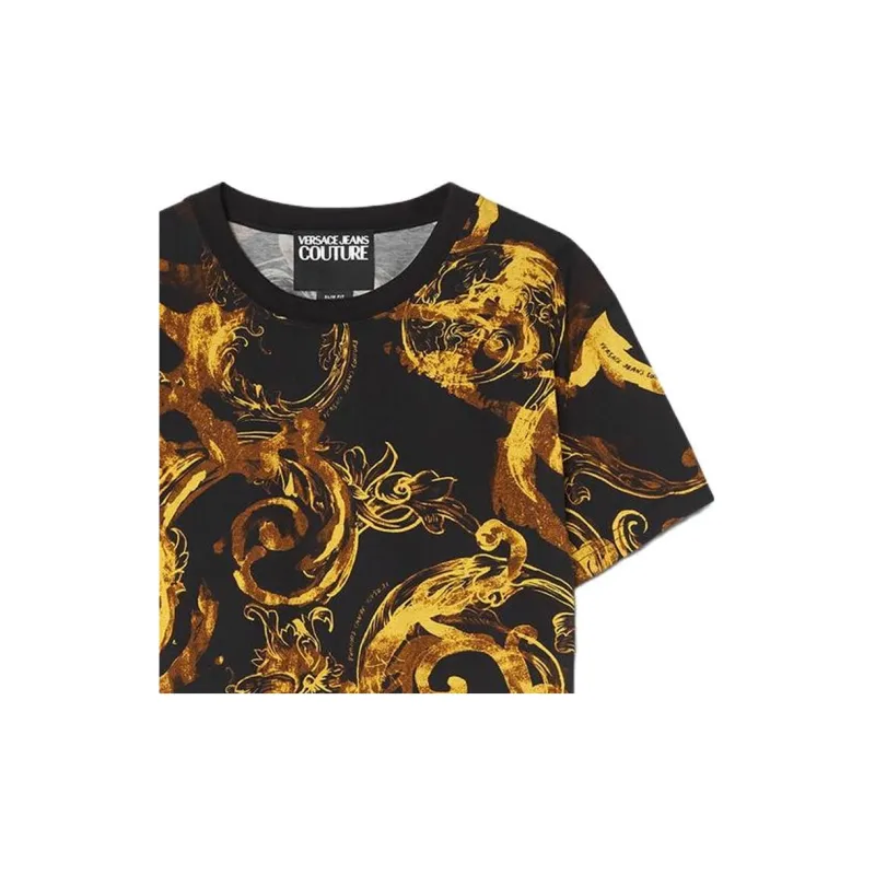 VERSACE Baroque Printed Crewneck T-Shirt-5