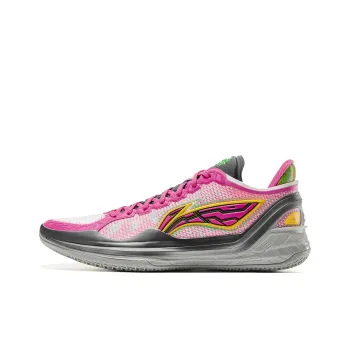 LiNing Blade 4V2 Cushioned Slip Resistant Lightweight Rebound Low Top Performance Basketball Shoes Men's Pink
