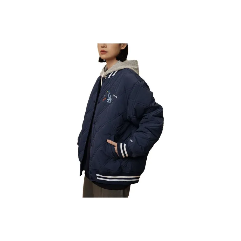 New Era MLB College Style Series Jackets Unisex Navy Blue-3