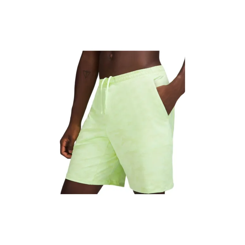 Lululemon Casual Shorts Men Mixed Color Camouflage Faded Green-4