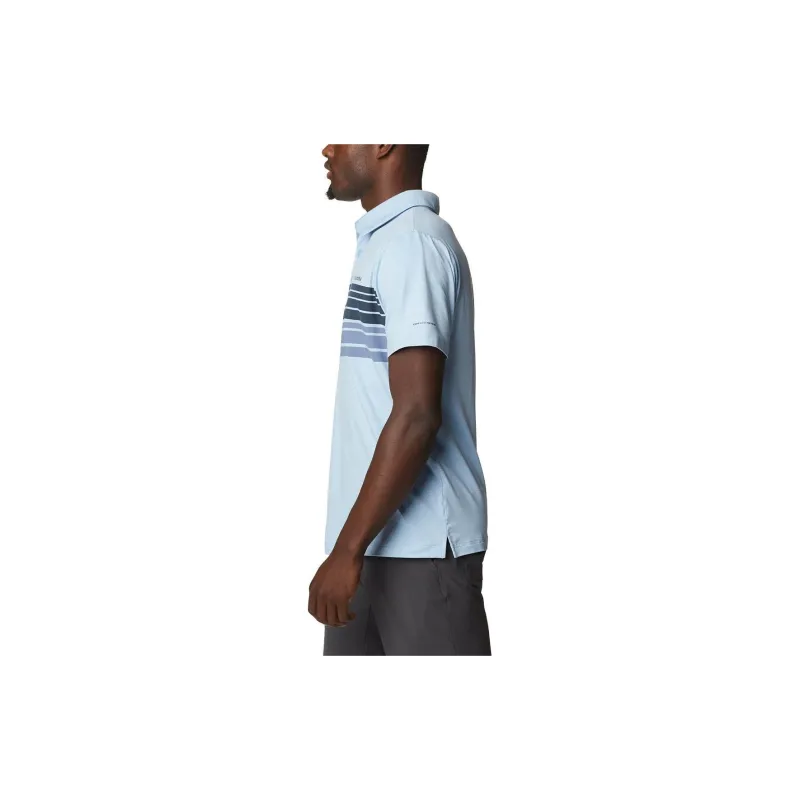 Columbia Tech Trail Polo Shirt Men's Blue-3