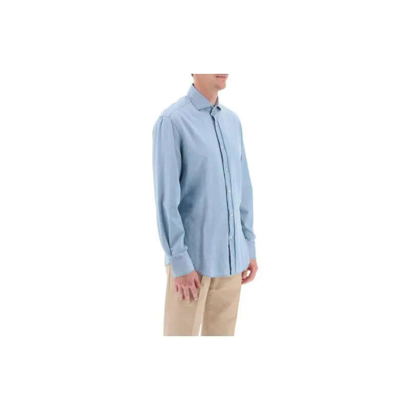 Brunello Cucinelli Buttoned Long Sleeved Shirt-2