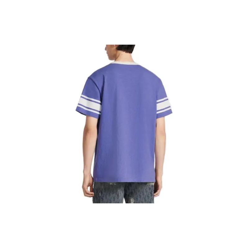 DIOR T-Shirts Men Blue-3