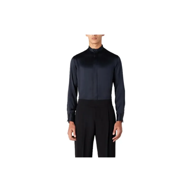 GIORGIO ARMANI Regular fit Silk Shirt-1