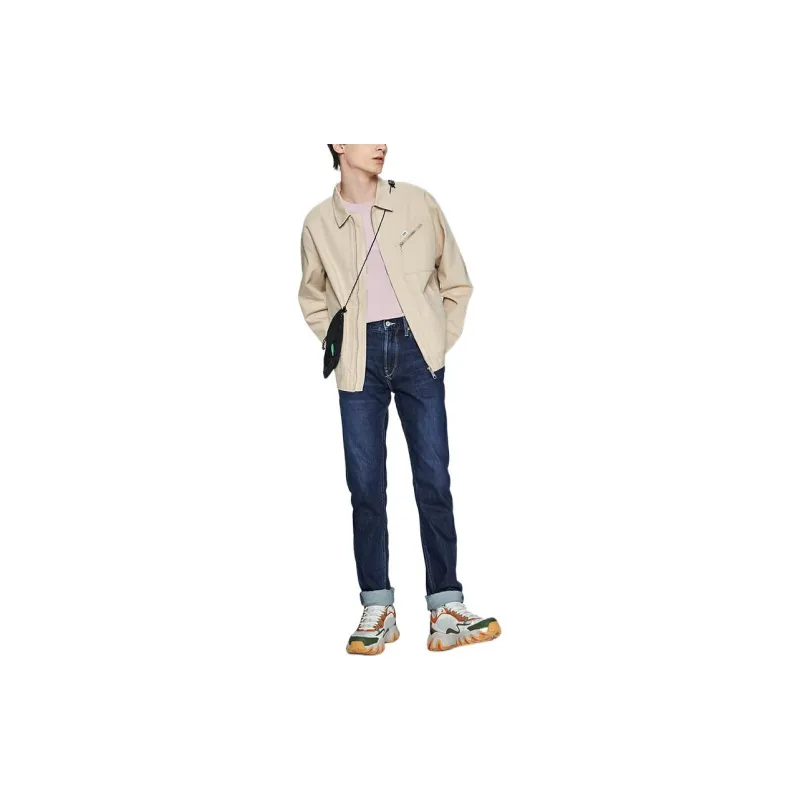 Lee Jackets Men Beige-2