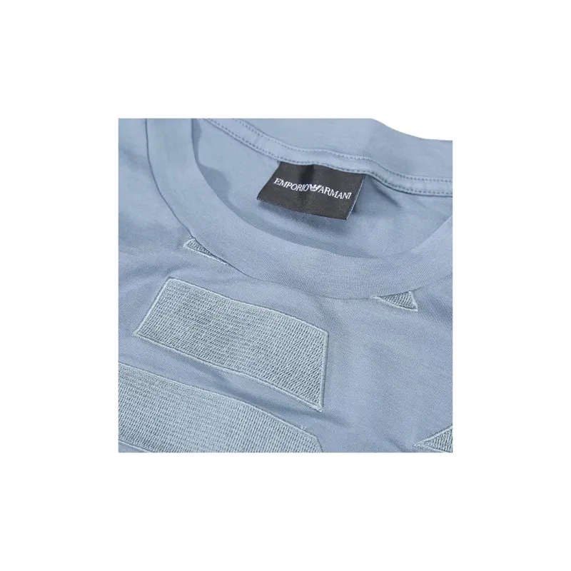 EMPORIO ARMANI FW23 T Shirt Unisex Light Blue-3