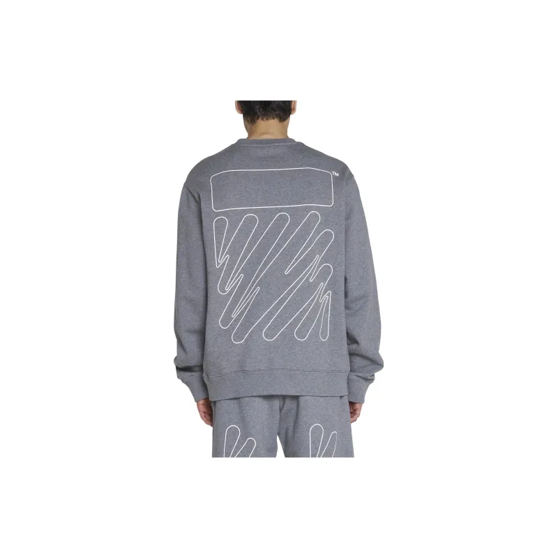 OFF WHITE FW22 Sweatshirts Men Gray-3