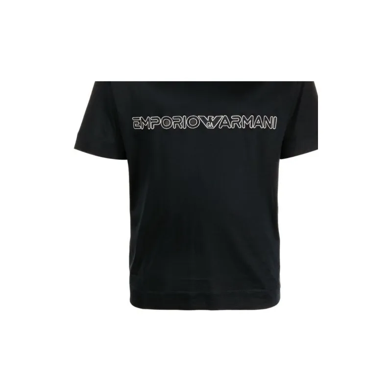 EMPORIO ARMANI T Shirts Men Dark Blue-5