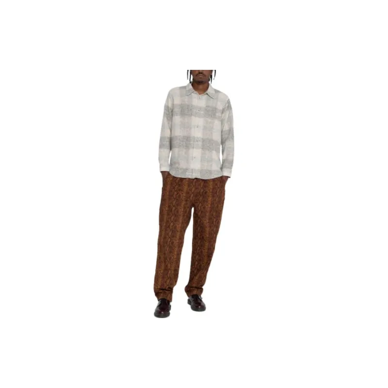 Stussy Plaid Knit Shirt-12
