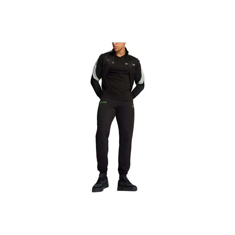 PUMA Mercedes AMG-Petronas F1 Casual Pants Men's Black-3