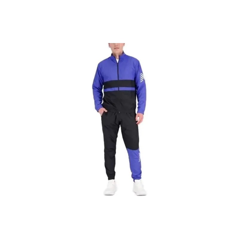 New Balance Jackets Men Ocean Blue-5