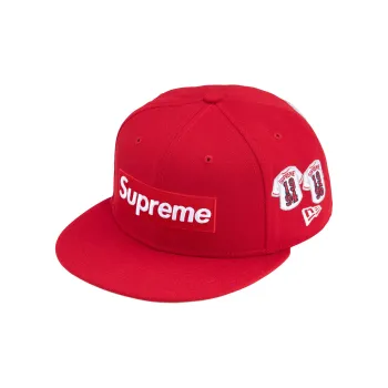 Supreme Jerseys Box Logo New Era Fitted Hat