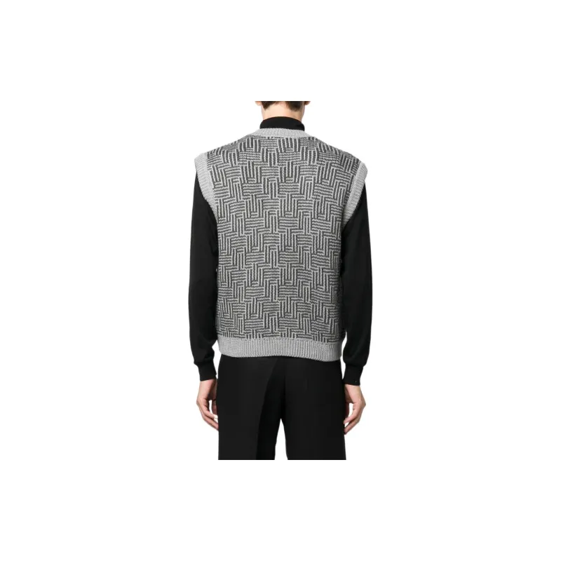 EMPORIO ARMANI FW22 Vest Men's Charcoal Gray-2