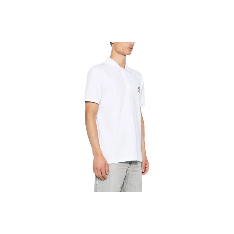 MOSCHINO Teddy Bear patch Polo Shirt-3