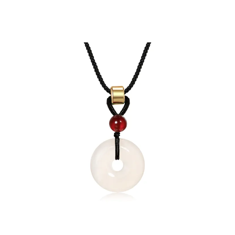 Far Mountain Joe Agate Jade Necklaces Unisex-2