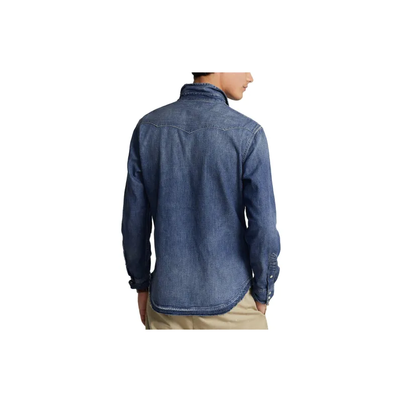 Polo Ralph Lauren Denim Jackets Men Blue-2