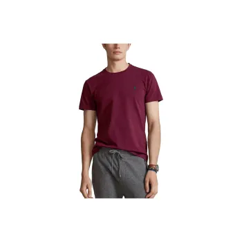 Polo Ralph Lauren T Shirts Men Burgundy