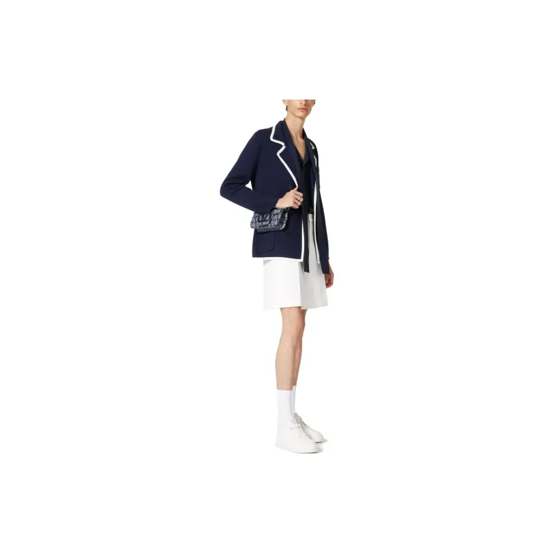 Valentino VGold Double Breasted Straight Hem Jacket-3