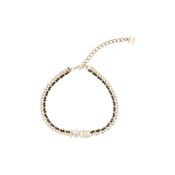 CHANEL Necklaces Women's Gold/Pink