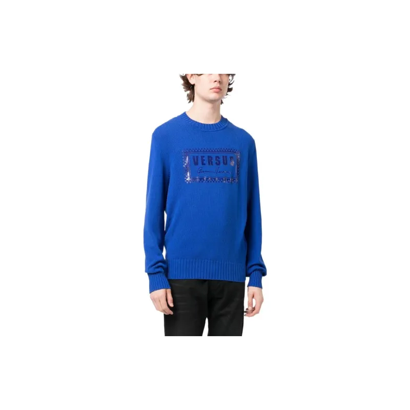 VERSACE Sweater Men's Diamond Blue-3