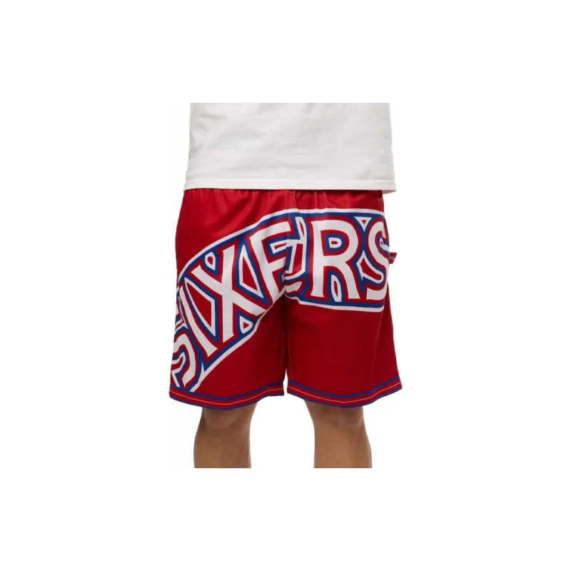 Mitchell Ness Basketball Shorts Men Red-5