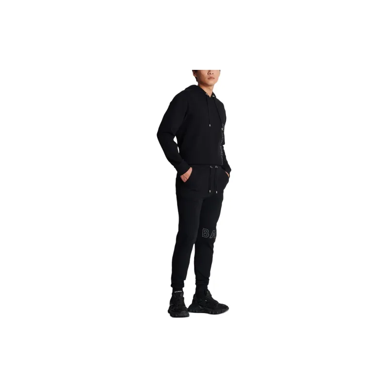 BALMAIN Logo Detailed Drawstring Joggers-3
