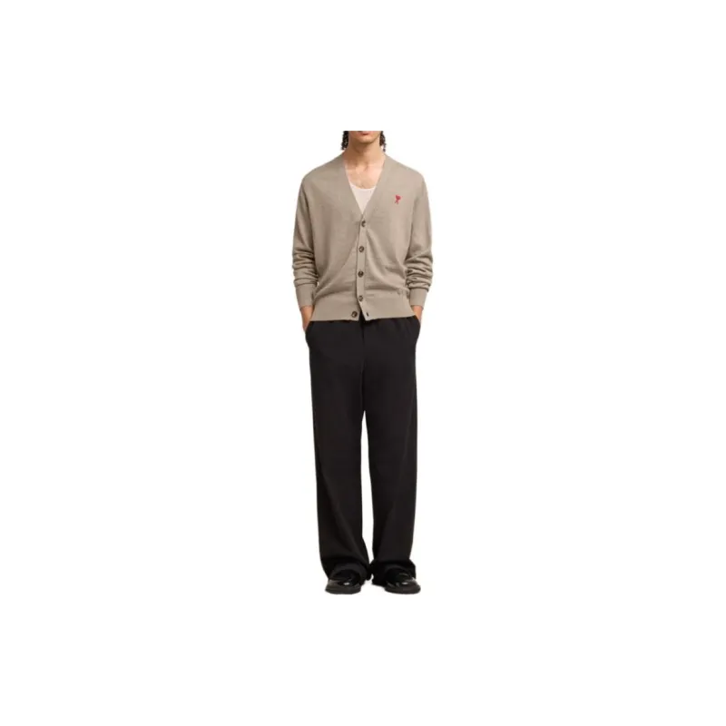 AMIPARIS Paris Ami De Coeur Logo Embroidered Buttoned Cardigan-1