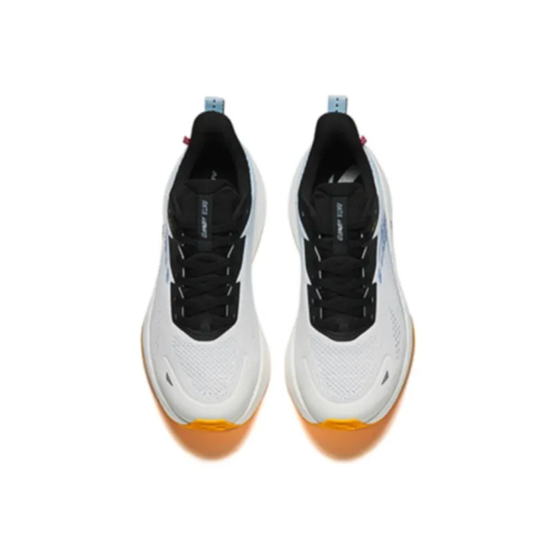 Anta Cushioning Wear-Resistant Low-Top Nitrogen Technology Casual Running Shoes Men's White Blue Black-2