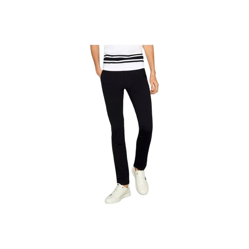 Yiwen Casual Pants Men Black-1