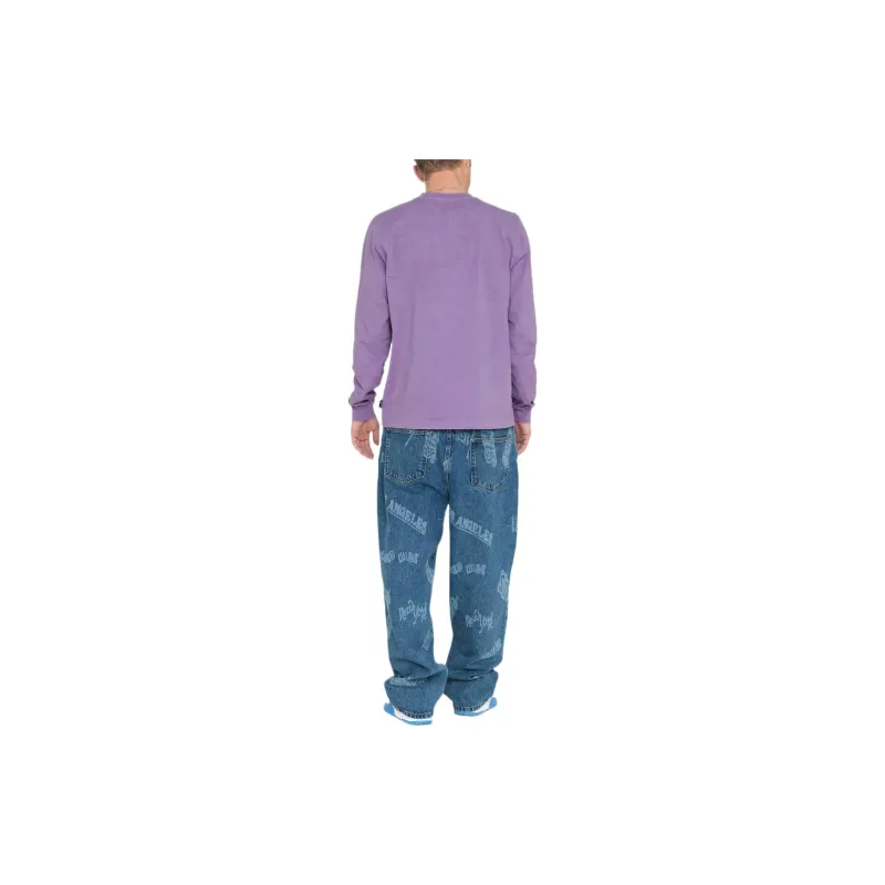 Stussy Pigment Dyed Long Sleeve Crew-26