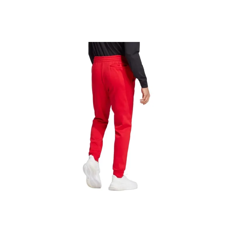 Adidas Essentials Fleece Regular Tapered Joggers Casual Pants Men's Scarlet-3