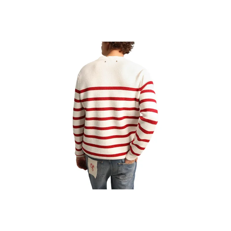 Golden Goose Striped Crew neck Jumper-3