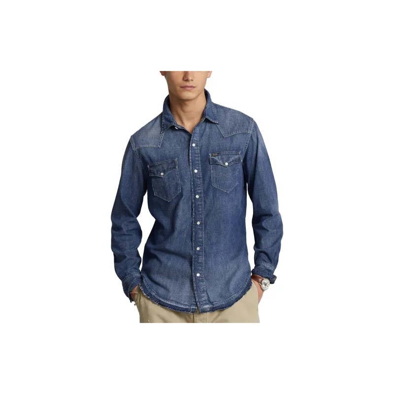 Polo Ralph Lauren Denim Jackets Men Blue-1