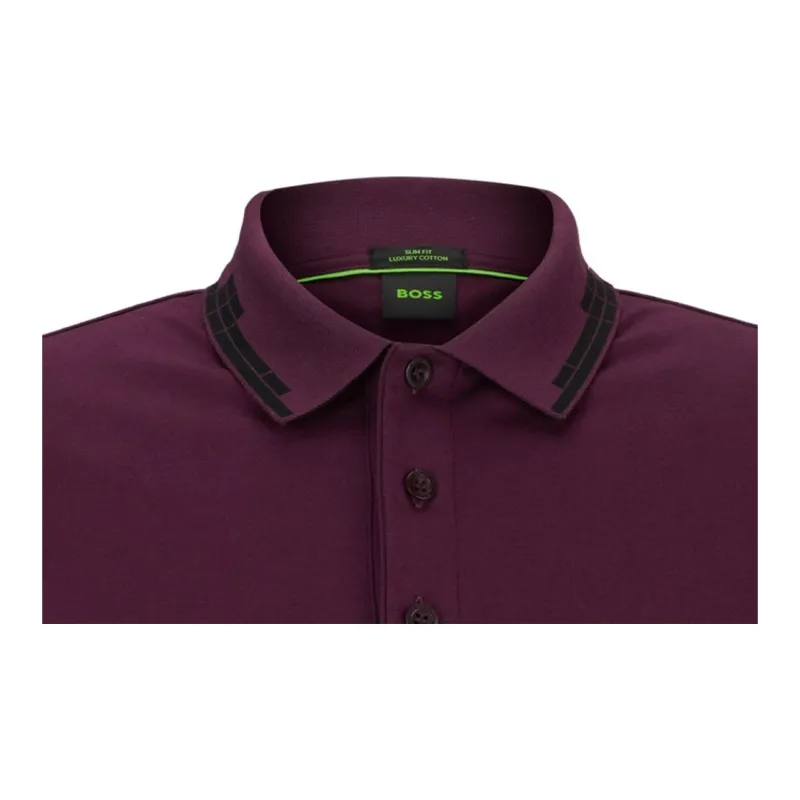 HUGO BOSS Polo Shirt Men's Purple-4