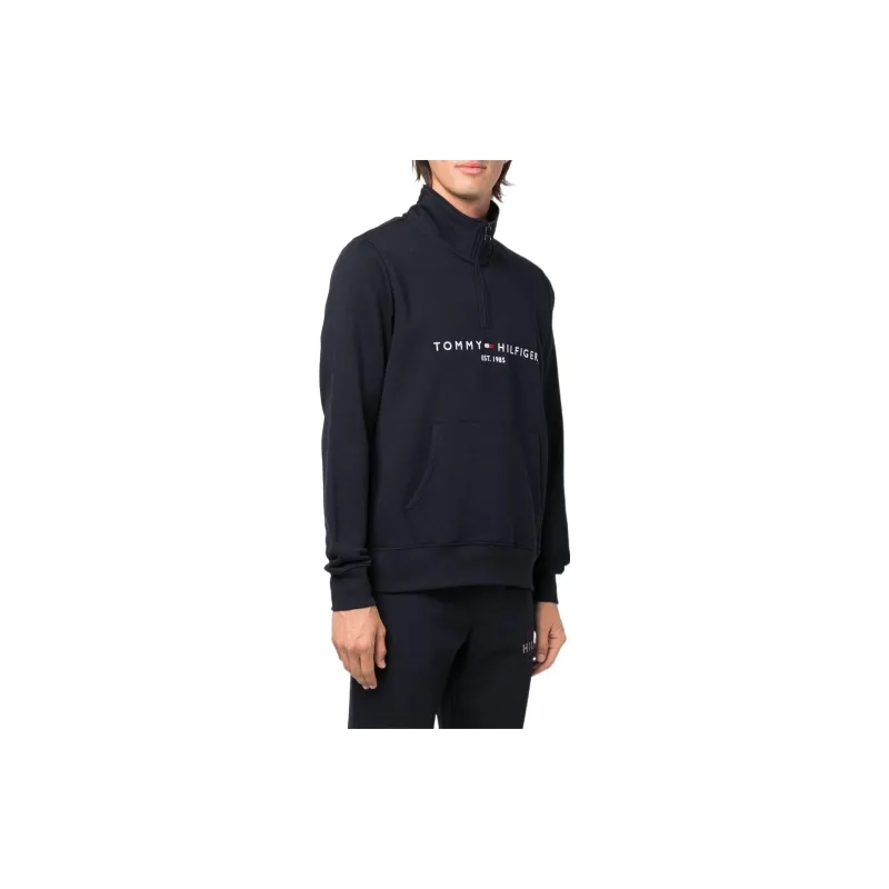 Tommy Hilfiger Logo-embroidered Quarter-zip Hoodie-3