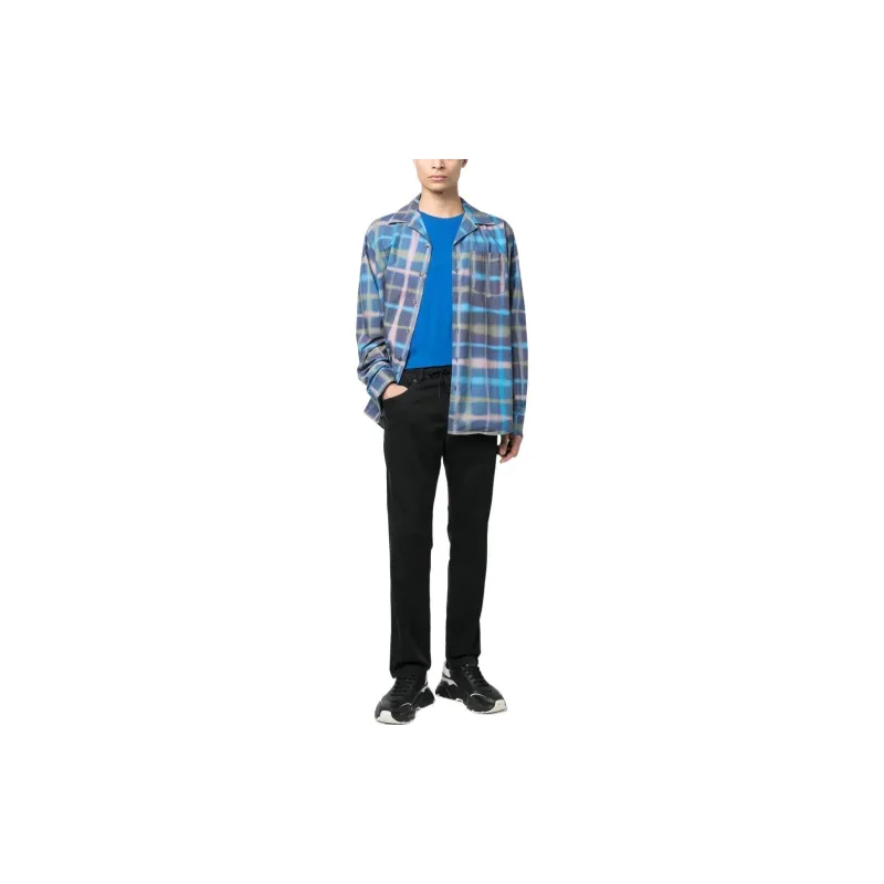 DIESEL Shirts Men Blue-3