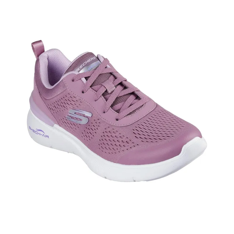 Skechers Skech Air Dynamight Anti Slip Wear Resistant Low Top Casual Shoes Women's Light Purple-2