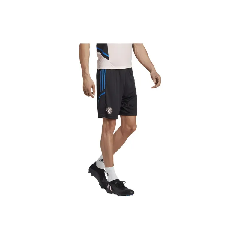 Adidas CONDIVO 22 Soccer Bottoms Men's Black Bright Blue-1