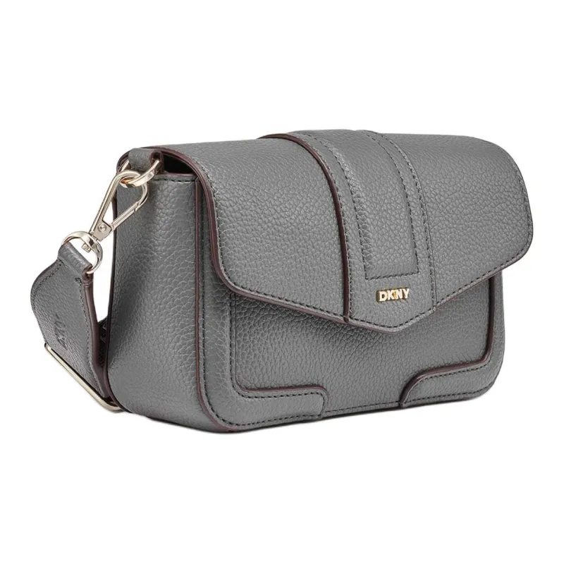 DKNY Recycled Polyester Shoulder Bag Crossbody Bag Mini Women's Gray-1