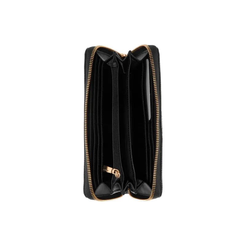 GUESS Artificial Leather Wallet Large Size Women's Black-2