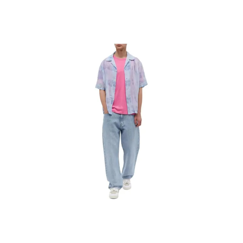 Acne Studios Face Logo Patch Crewneck T Shirt-1