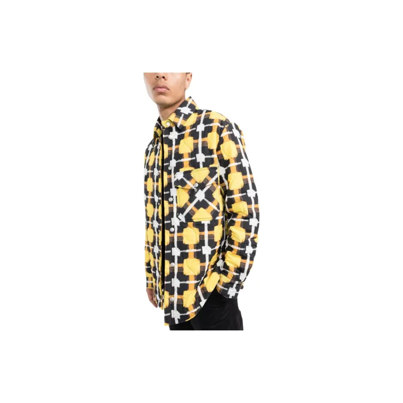 Marcelo Burlon Quilted Check Jacket-3