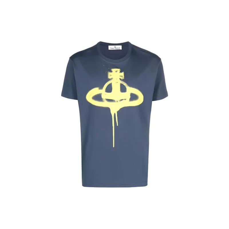 Vivienne Westwood SS23 T Shirt Men's Haze Blue-0