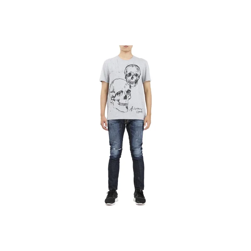 Alexander McQueen SS20 T Shirt Men's Gray-2