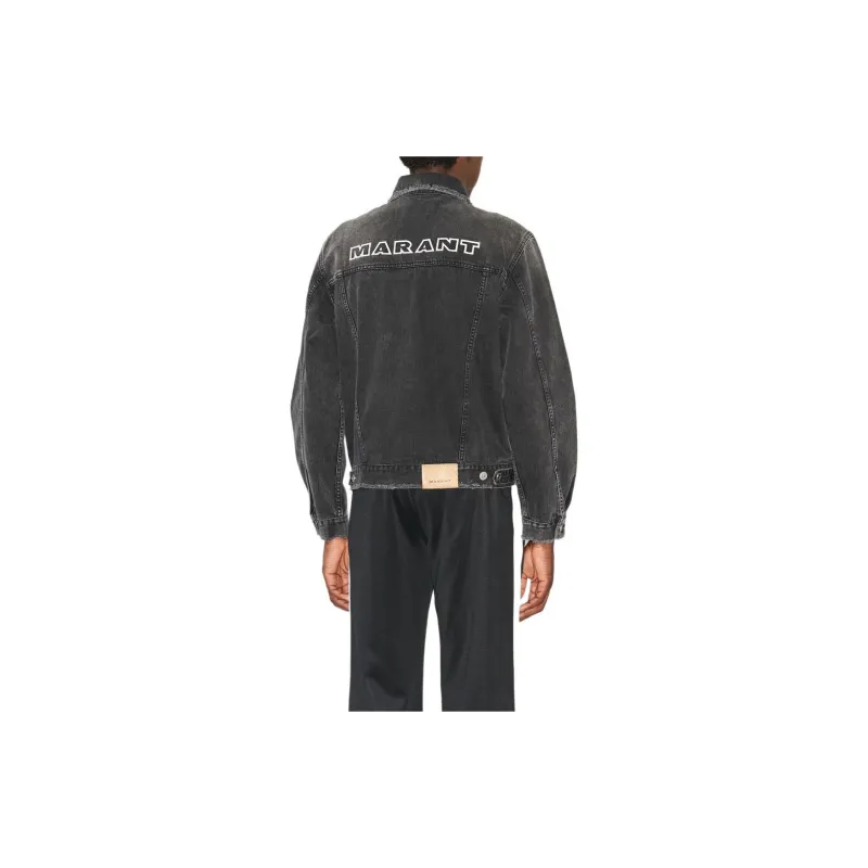 ISABEL MARANT Jango Button-Up Denim Jacket-5