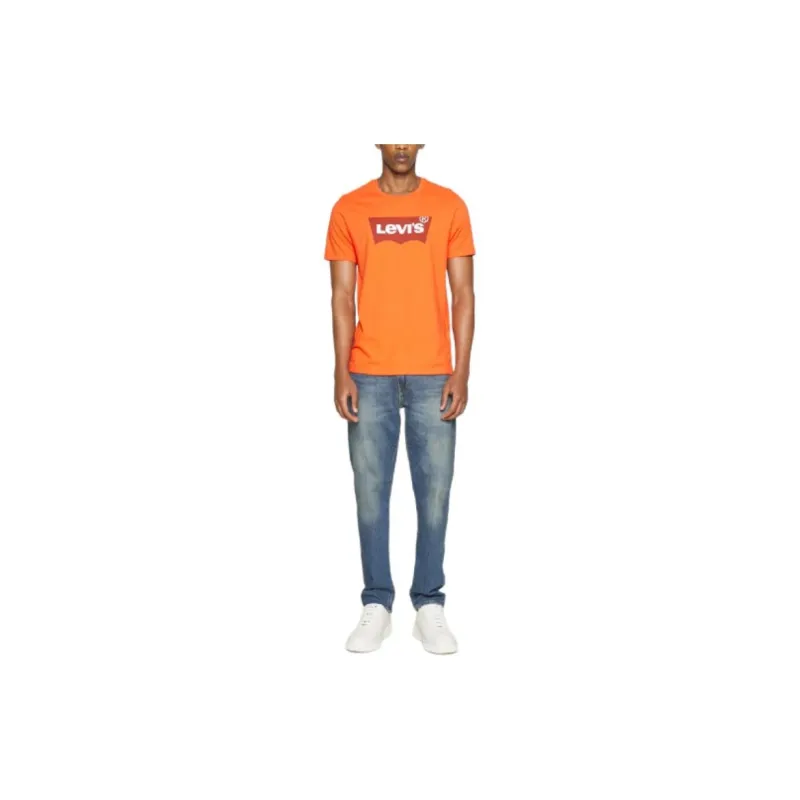 Levis T-Shirts Men Orange-4