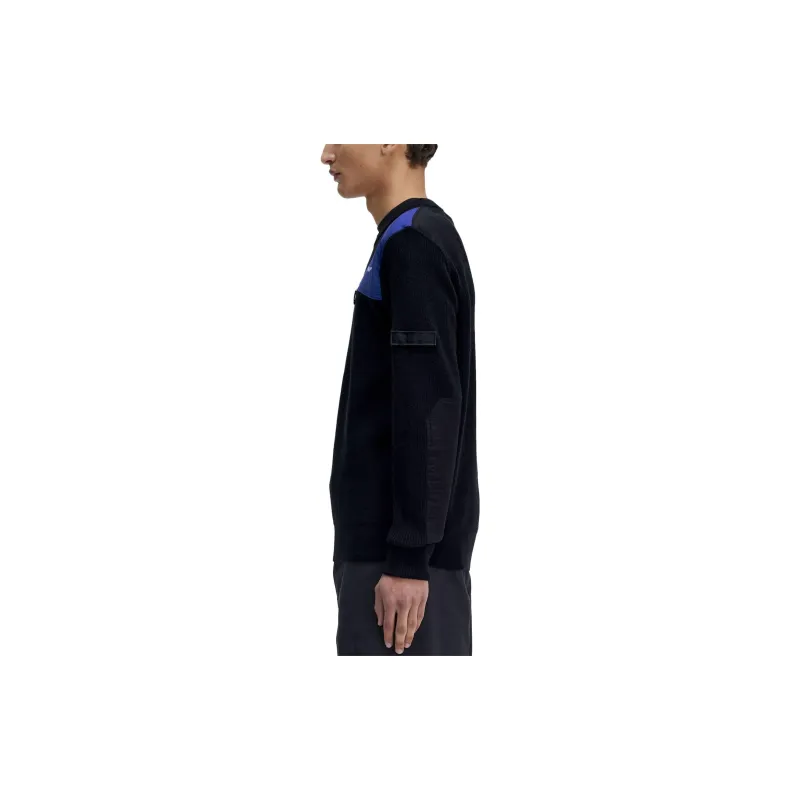 FRED PERRY Patch details Wool Jumper-3